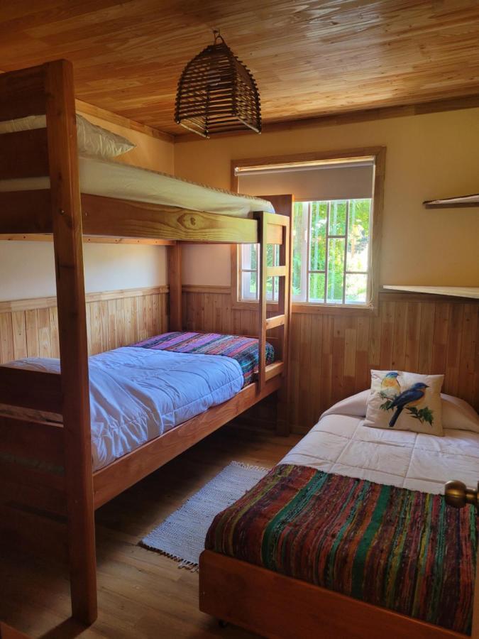 Chalé Cabana Con Tinaja Caliente En Ruta Termal De Huife Pucón