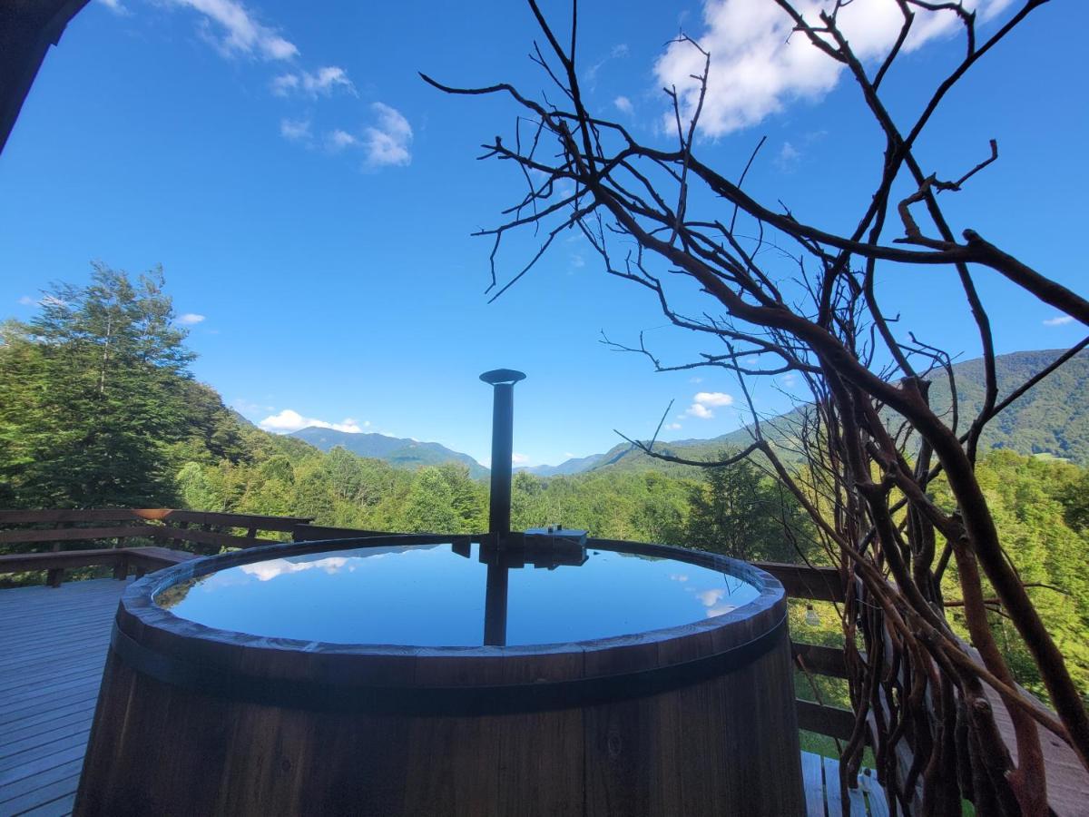 Chalé Cabana Con Tinaja Caliente En Ruta Termal De Huife *