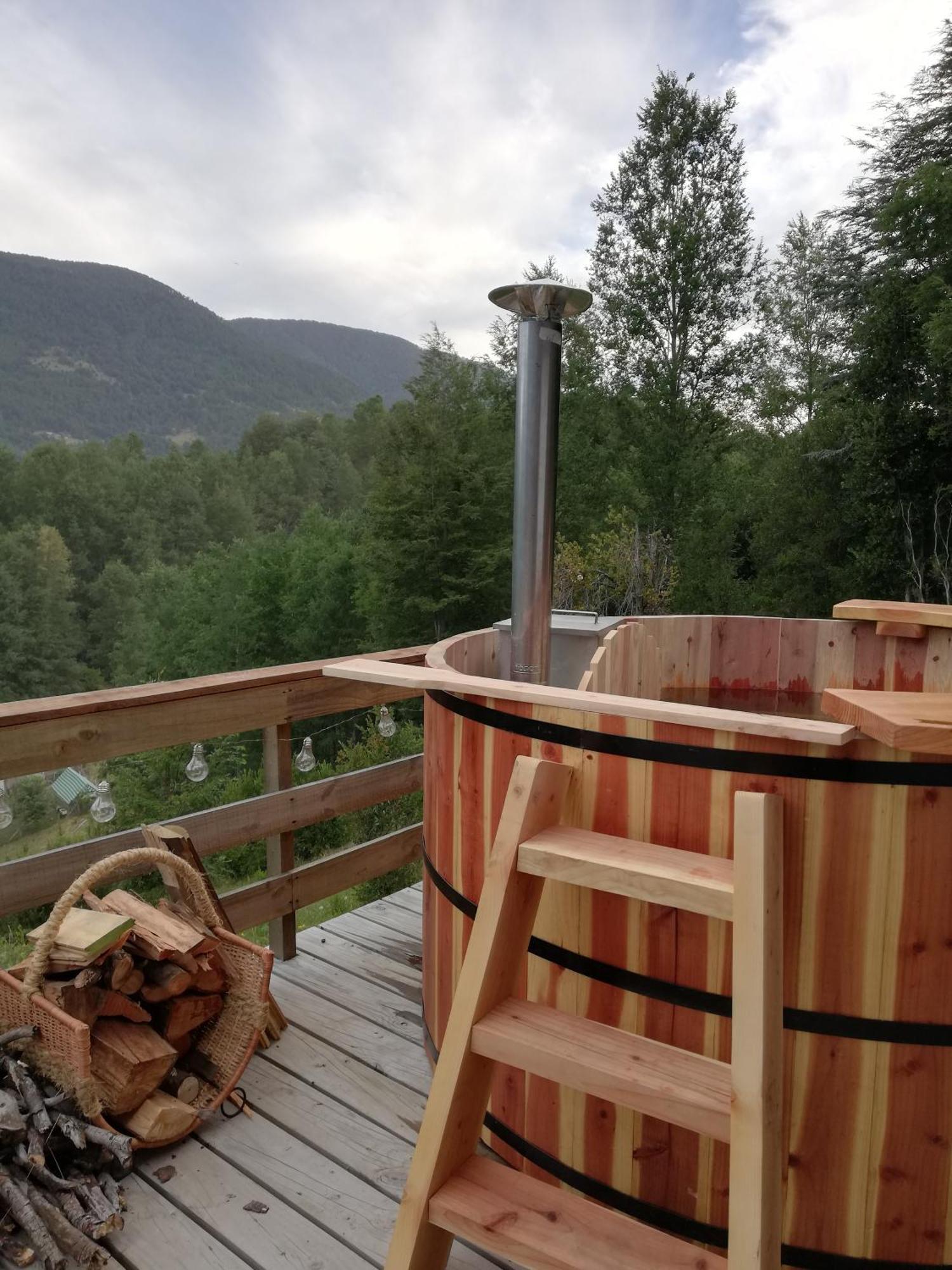 Cabana Con Tinaja Caliente En Ruta Termal De Huife